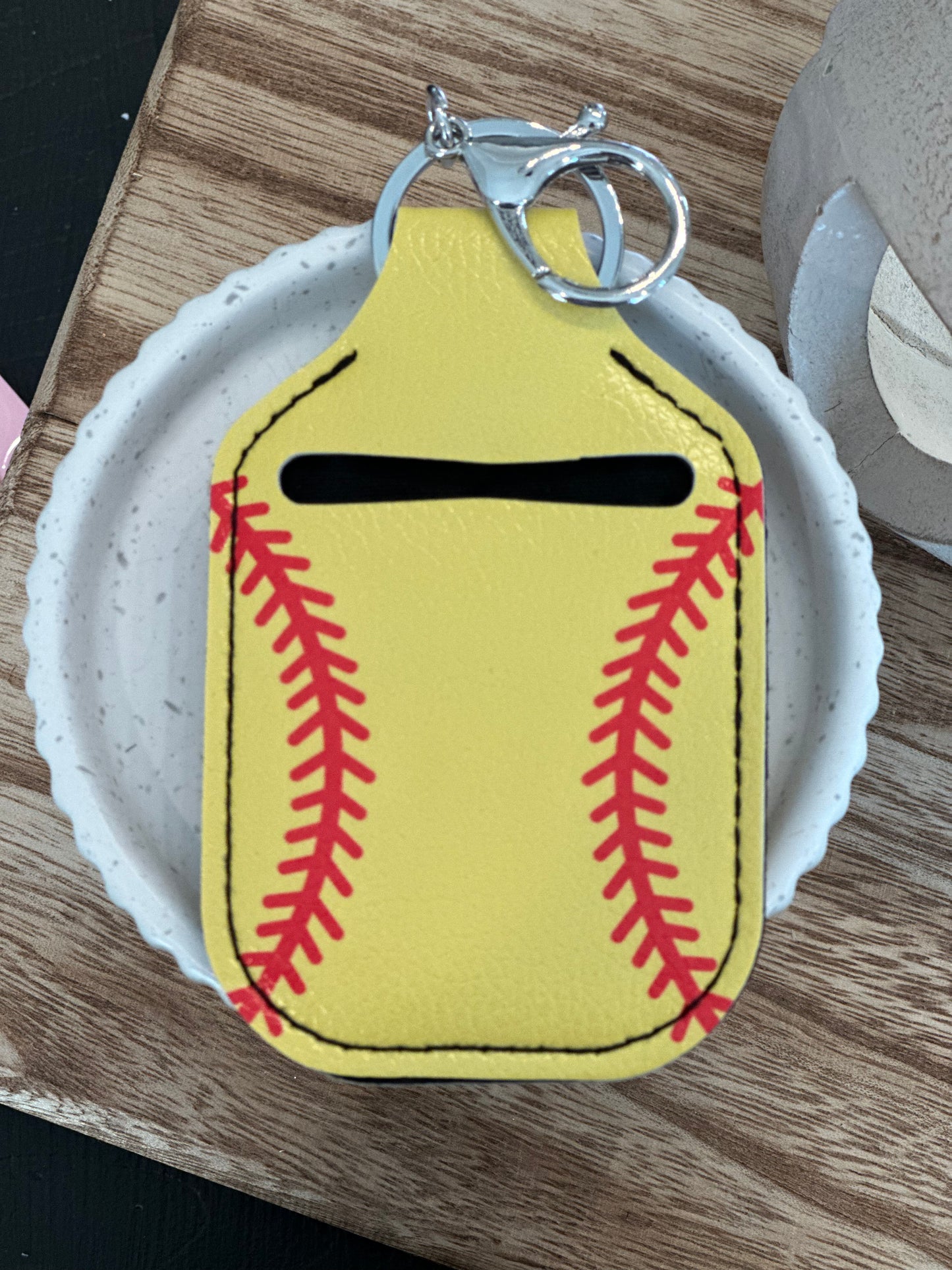 Softball Key Chain