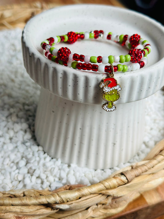 Grinch Charm Seed Stack