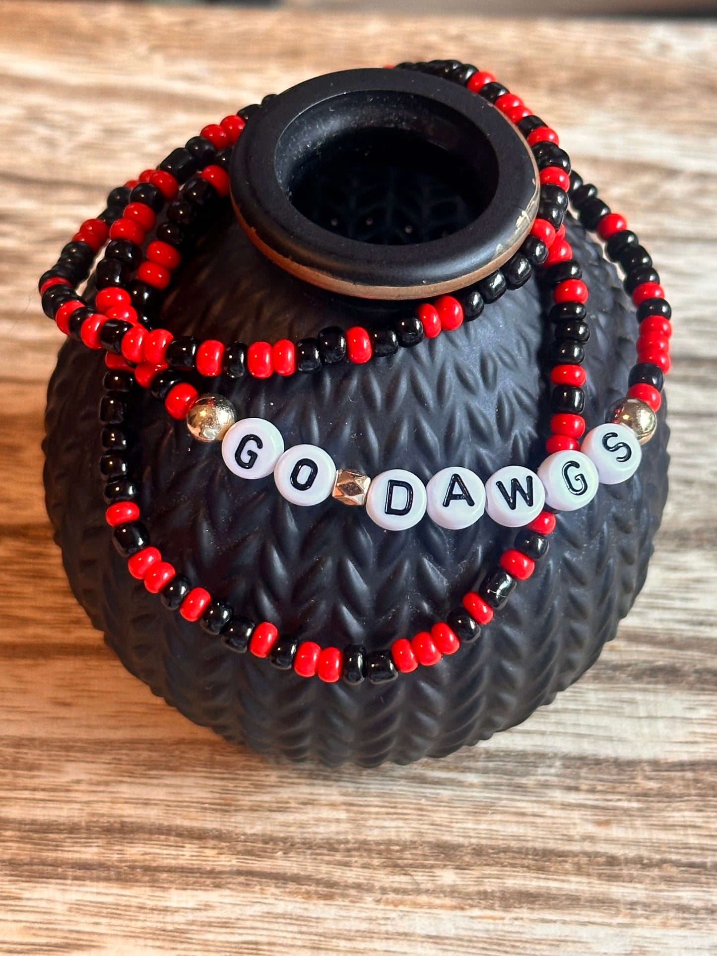 Georgia Bulldogs Bracelet Stack