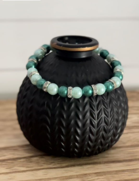 Seafoam Green Round Bracelet