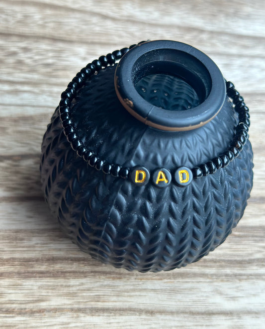 DAD Bracelet - Black/Yellow