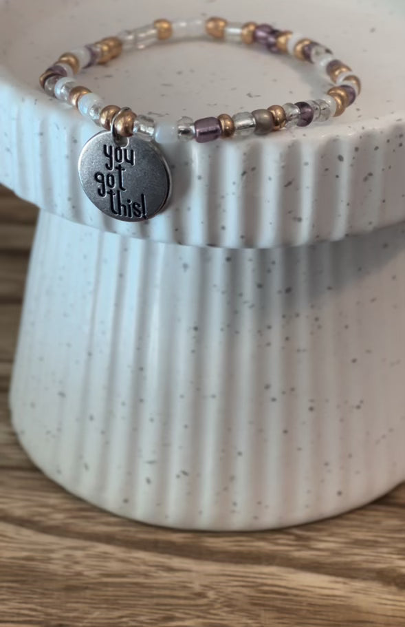 "You Got This" Charm Bracelet